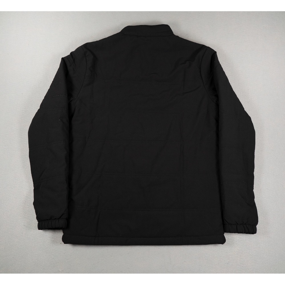 TravisMathew Mens Full Zip Mock Neck Quilted Jacket Black Size S Golf Outerwear image 10
